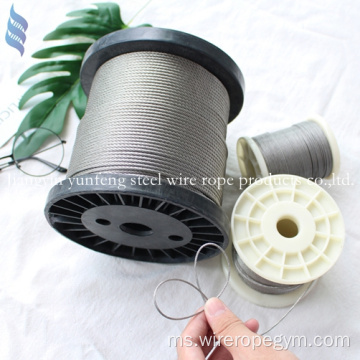 SUS304 WIRE ROPE 7x19-1.2mm